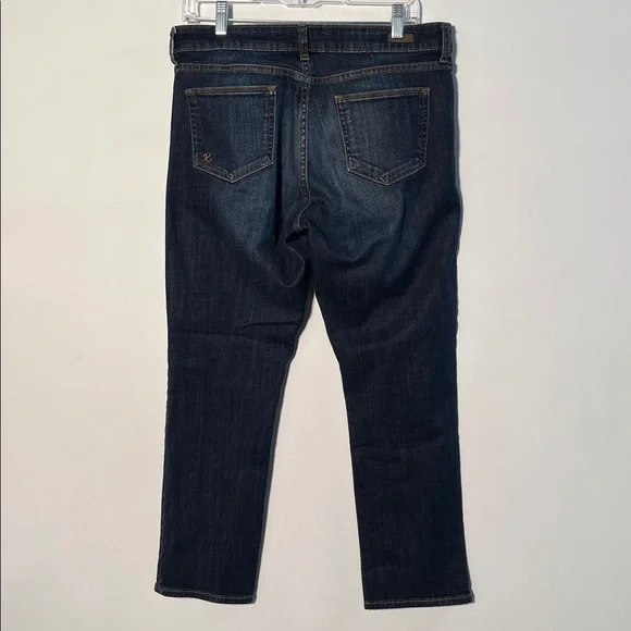 KUT FROM THE KLOTH "Reese" Ankle Straight Whisker/Fade 5 Pocket Weekend Jeans 8 - Picture 3 of 16
